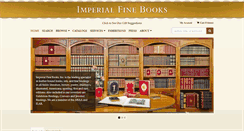 Desktop Screenshot of imperialfinebooks.com