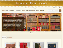 Tablet Screenshot of imperialfinebooks.com